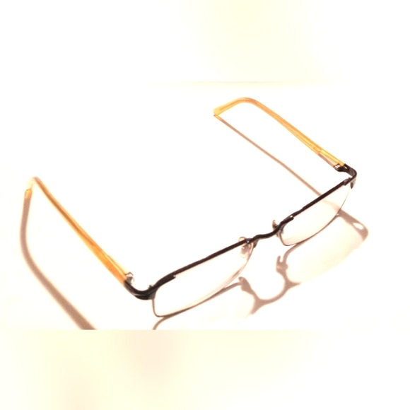 Rare Ray Ban Unisex RB 6067 2509 Square Black Yellow Eyeglasses Frames - Picture 2 of 8